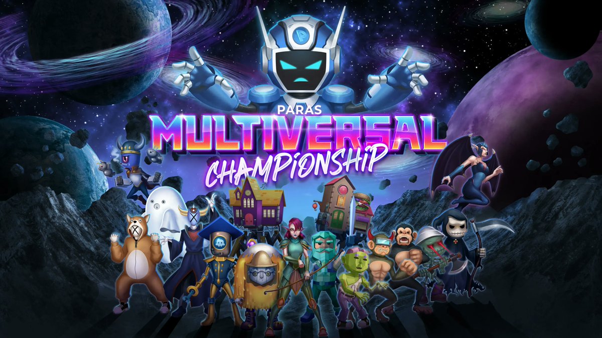 🪐 We welcome you to PARAS MULTIVERSAL CHAMPIONSHIP page!

⚔️ tournament.paras.id ⚔️

Stay tuned to the page &amp; our social media for the official launch date! Let's make <a href="/NEARProtocol/">NEAR Protocol</a> NFT fun again!

#NEARisNOW #NEARnft