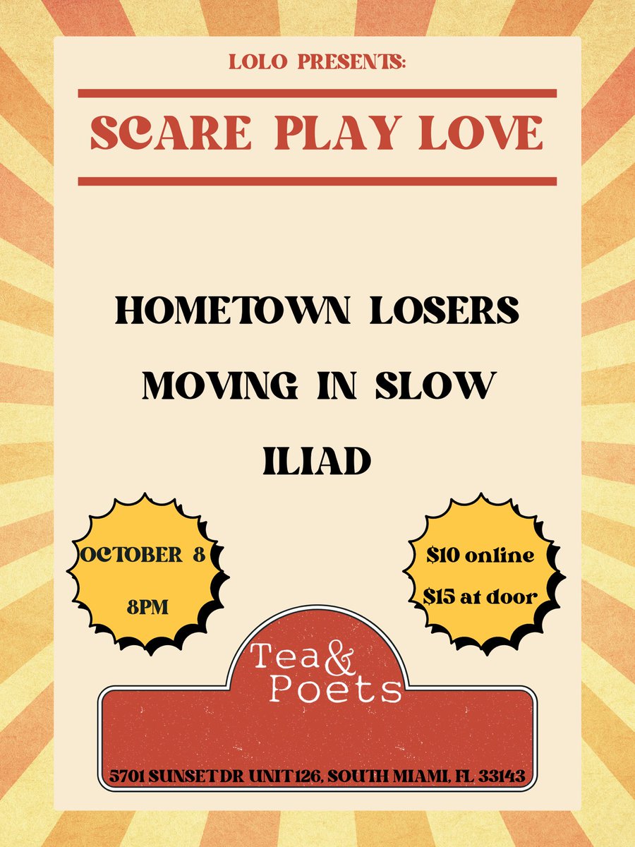 movinginslowfl's tweet photo. $10 for an incredible show?? What a steal!!

https://t.co/3nw4a3NDe1 https://t.co/kMlcJgEMQe