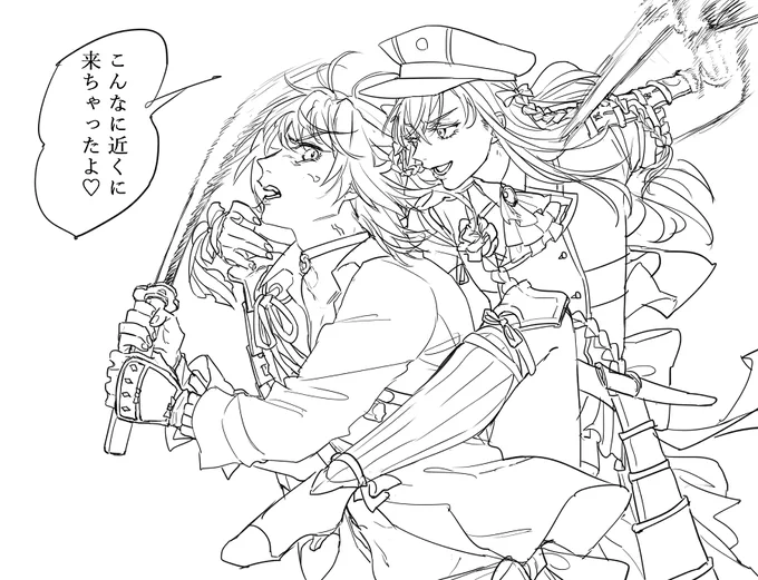 放置してたやつペン入れ終わったから色塗るぞ～～～!!!(多分恐らくきっとやりたい) 