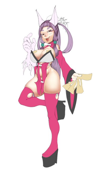 (…引きで見るとケバいなコイツ…顔の塗りもうちょっと考えんとダメか…)_(:3」 ∠)_ 