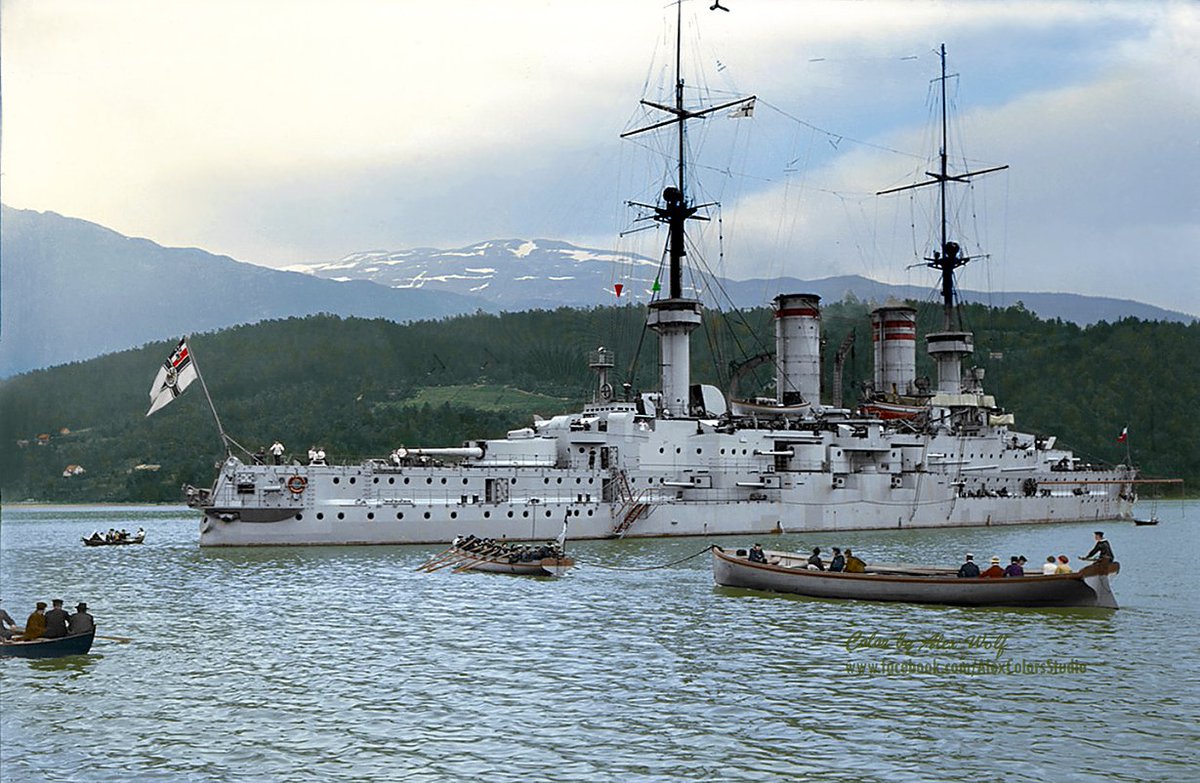 yulenbilbao's tweet photo. German battleship SMS Zähringen https://t.co/rq5lRW2SqU
