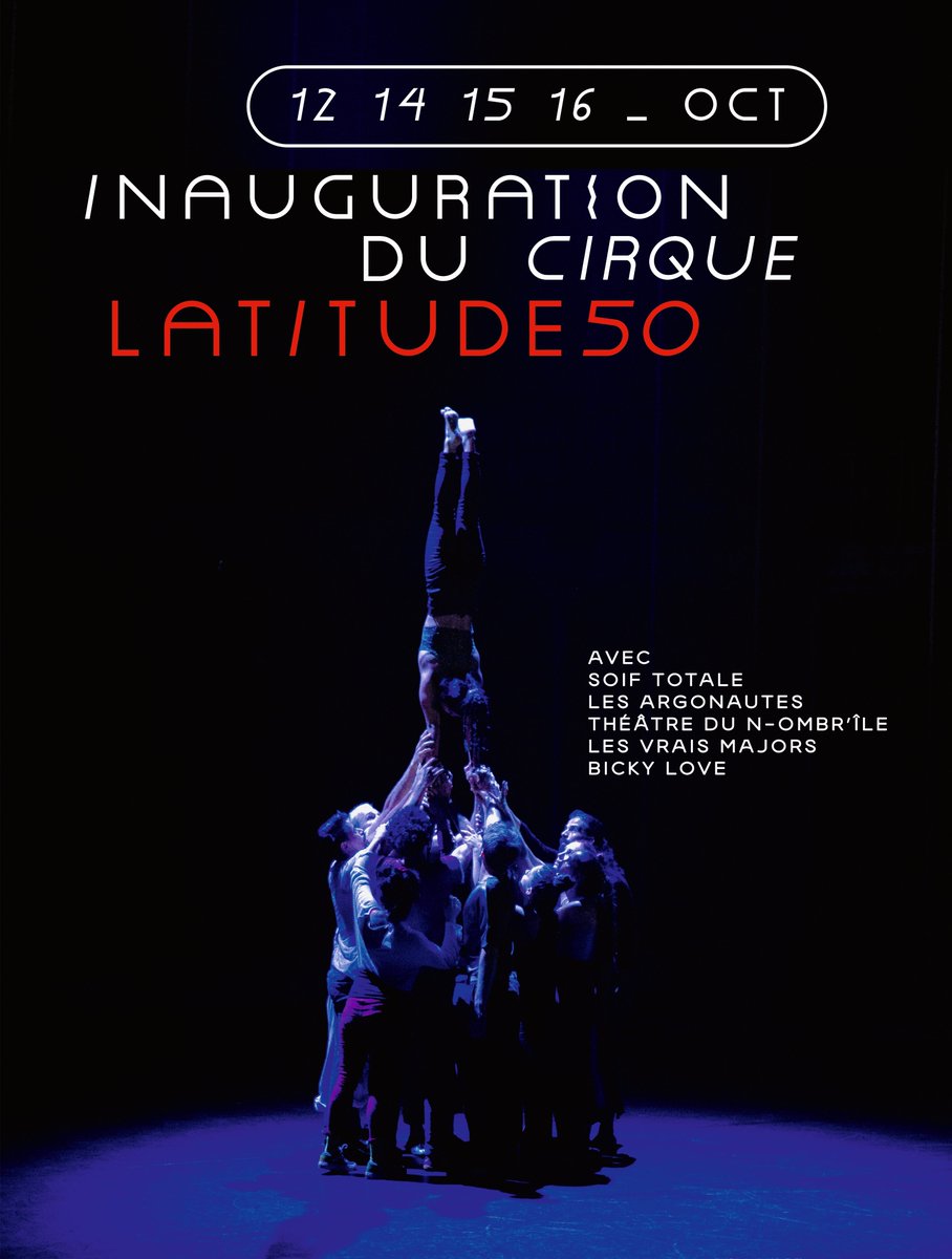 Inauguration du Cirque de Latitude 50
Infos et réservations : bit.ly/3DyrFCC
En savoir plus sur Le Cirque, cette infrastructure en bois dédiée aux arts du cirque et de la rue? bit.ly/3dpDT60
Photo : Toinette Chaudron