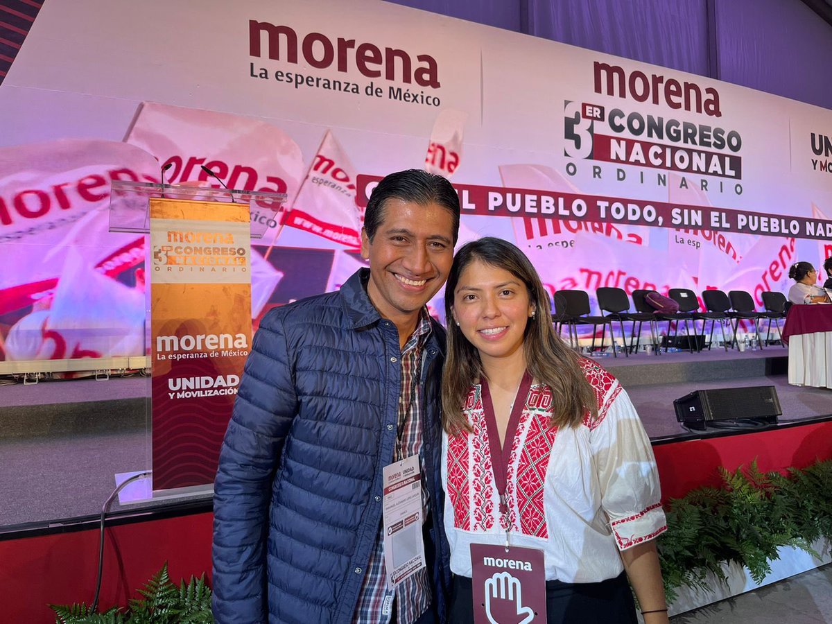 Mi felicitación a Bxido Xishe Jara Bolaños (<a href="/JaraBxido/">BxidoJara</a>) por ser electa por el Congreso Nacional como Secretaria de Pueblos Originarios del Comité Ejecutivo Nacional de <a href="/PartidoMorenaMx/">Morena</a>. ¡Mucho éxito!