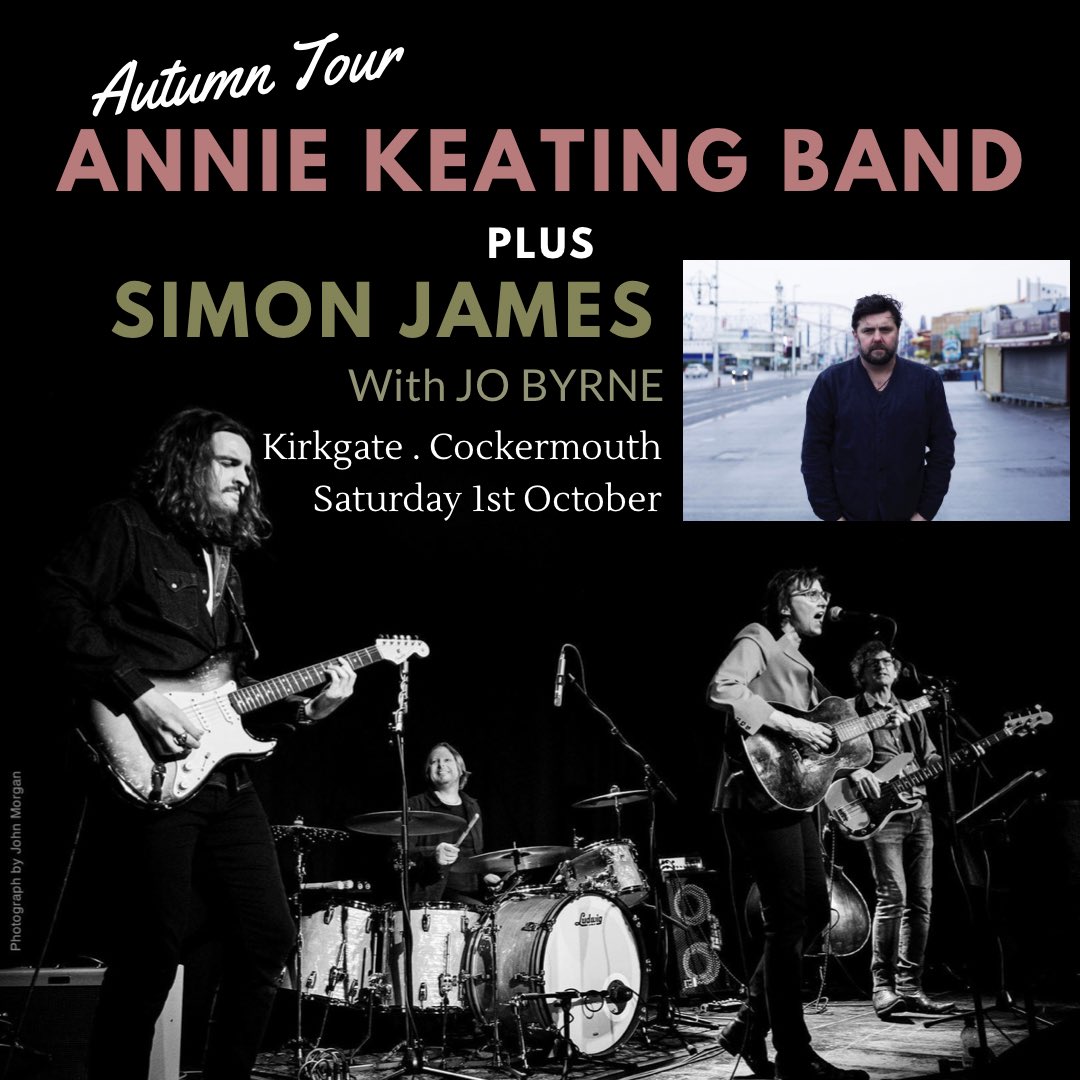 Simon James (@simonjamesband) on Twitter photo Fancy a lovely gig in the Lakes? Kirkgate Arts Centre in Cockermouth Joining the wonderful <a href="/AnnieKeatingNYC/">Annie Keating</a> with my good friend Jo Byrne. We’ll be singing some songs from the new album :) Fancy a lovely gig in the Lakes? Kirkgate Arts Centre in Cockermouth Joining the wonderful <a href="/AnnieKeatingNYC/">Annie Keating</a> with my good friend Jo Byrne. We’ll be singing some songs from the new album :)