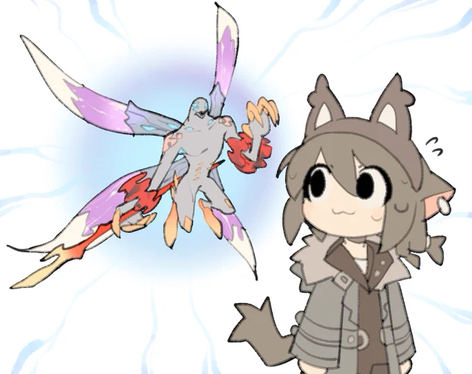 miqo'tem got a new minion friend..!! (ffxiv) 
