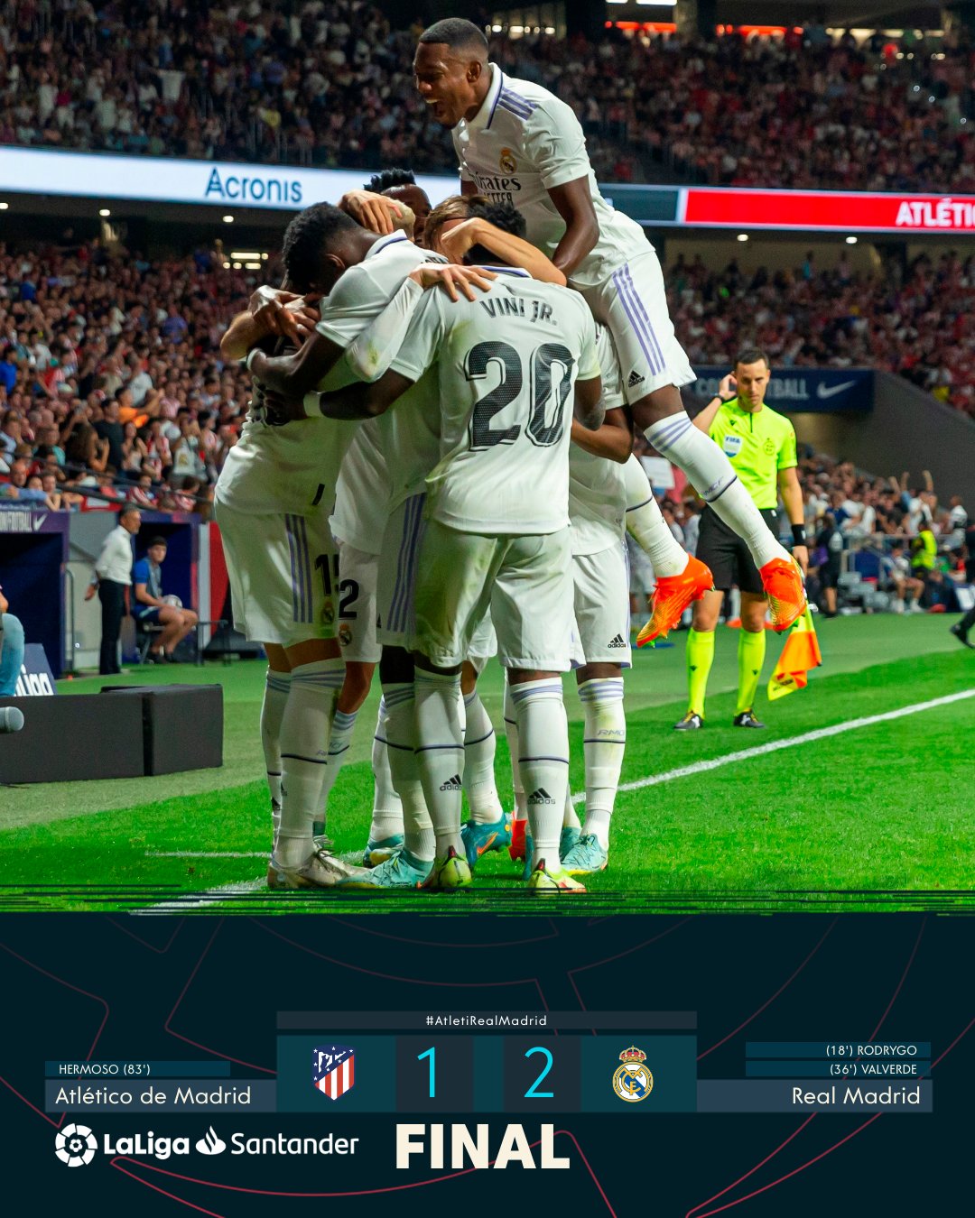ラ リーガ 試合結果 Atletirealmadrid 1 2 レアル マドリード がマドリードダービーを制す Elderbidemadrid Laligasantander T Co Bv3fhti9r8 Twitter