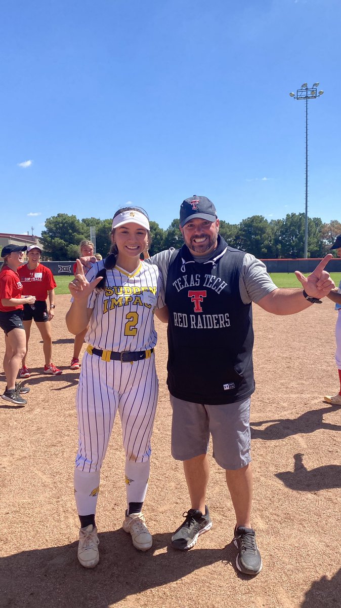 VClayton2024's tweet photo. Thank you @TexasTechSB for an amazing camp today! @Coach_SniderSB and @royast24 taught me how to take my game to the next level.
@TX_SuddenImpact https://t.co/R24dvIu9AZ