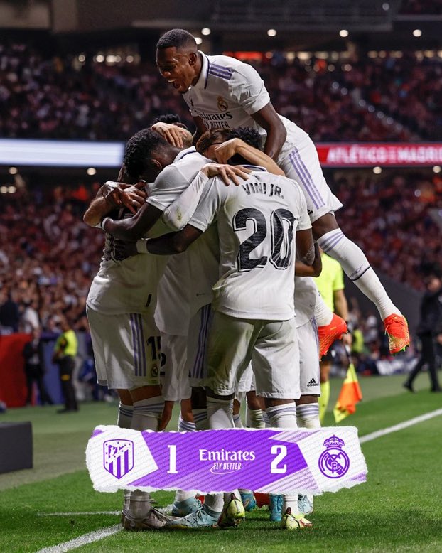 Acabó el derby! Victoria para el Real Madrid… 

A mamarla! 🤡

#HalaMadrid