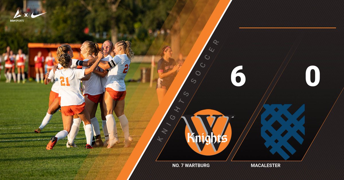 WartburgKnights's tweet photo. ANOTHER WIN🔥🔥

No. 7 @wartburgwsoccer 6, Macalester College 0

Goal Scorers: Kate Luers, Lauren Kirkle, Greta Rothe, Sarah Campbell, Camryn Ray and Morgan Hovis https://t.co/olWyuSp9Q5