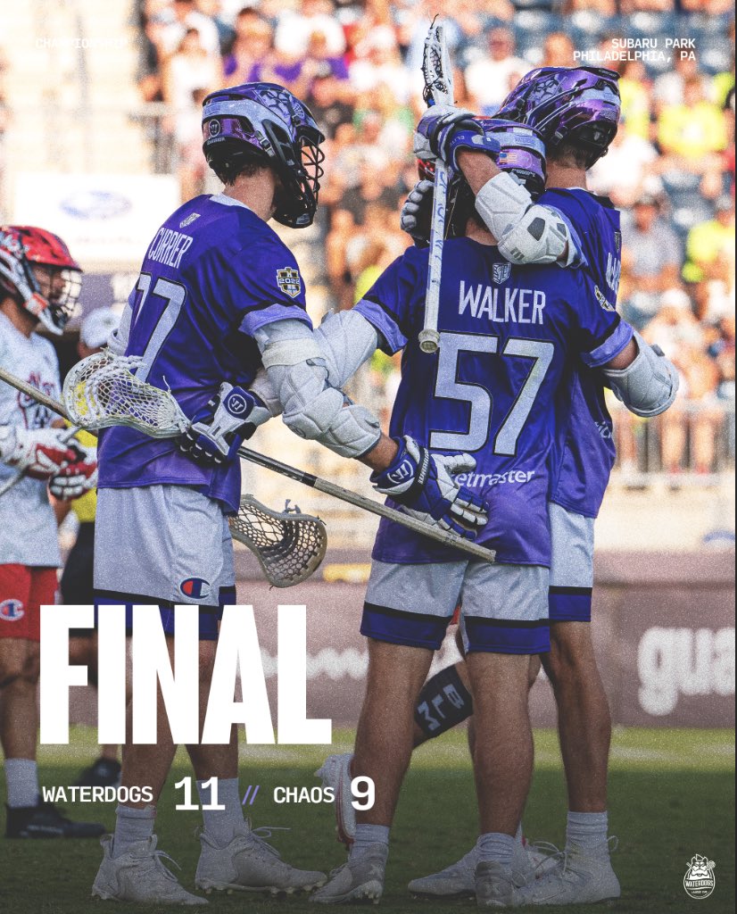 YOUR 2022 <a href="/PremierLacrosse/">Premier Lacrosse League</a> CHAMPIONS!!! 🐾