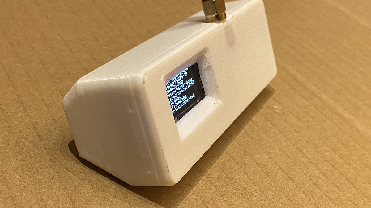 LE_F4GXS's tweet photo. Impression de 2 boîtiers pour mon IGate et mon Tracker LORA APRS.
Lilygo T-BEAM TTGO 433MHz.
En PLA blanc ça le fait bien. 😁
#Lora #aprs #igate #gateway #tracker #3D #printer #3Dprinter #3Dprinting #box #lilygo #ttgo #tbeam #ham #radio #hamradio #AmateurRadio https://t.co/8oTw977SvN