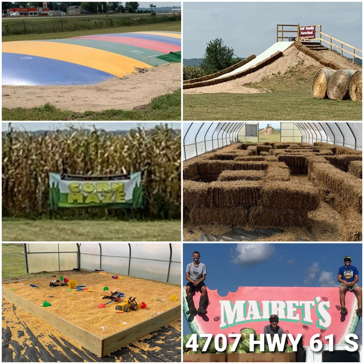 MuscatineIA's tweet photo. Your kiddo will have an absolute blast at Mairet Farms 4707 S HWY 61
#IowaFall #CornMaze #SuperSlide https://t.co/DnU5ZdPiUA
