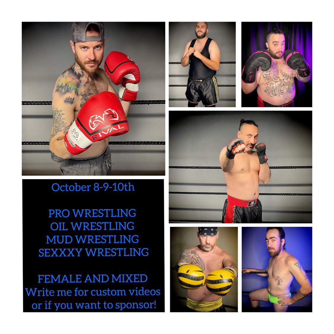 MutinyWrestling's tweet photo. ***LIVE EVENT*** and CUSTOM VIDEOS! Write me! (Sponsorship deals available!) @LilyKatWrestler @TaraTasty_69 @carloswrestlin @LukasChubs @DavidAngell4you @JustKylejust281 @EstrellaSky3 @BlackWidowEve @MutinyWrestling Jenny, Aaron, JJ and Mya https://t.co/9FJBEdSSd8 https://t.co/2JpwL173OU