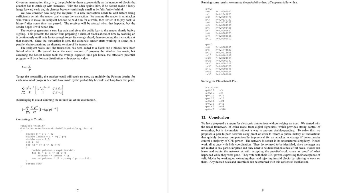 DocumentingBTC's tweet photo. It only took 8 pages for Satoshi Nakamoto to engineer #bitcoin https://t.co/M19PqKbdxc