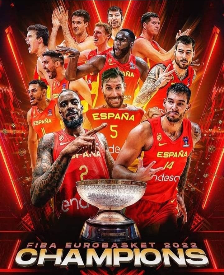 fgmvcf's tweet photo. España🇪🇸88 Francia🇫🇷76
España se ha proclamado Campeona de Europa esta noche en Berlín! Enhorabuena Cracks!🥇🏆🏀👏🏻 https://t.co/ZAT4Uqmwrb