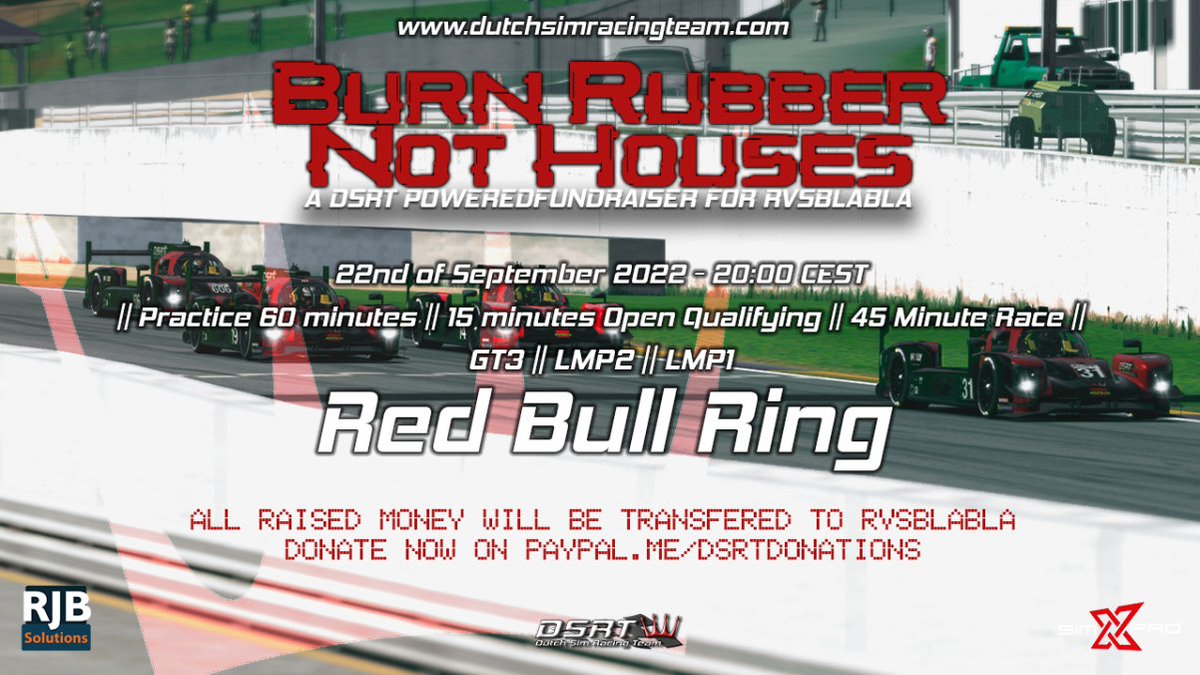We got the sad news that our DSRT driver and friend, Rudy's house went up in flames. We wanted to raise money to get him back doing what he loves. If you can donate anything it will really help him out. 

You can donate via this link: paypal.me/DSRTdonations.