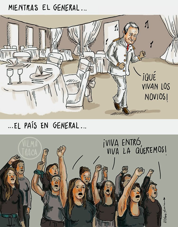 vilmavargasva's tweet photo. #PatricioCarrillo #EscuelaDePolicia #MariaBelenBernal #Vilmatraca #Caricatura #Ecuador https://t.co/OR3CWvuAL0