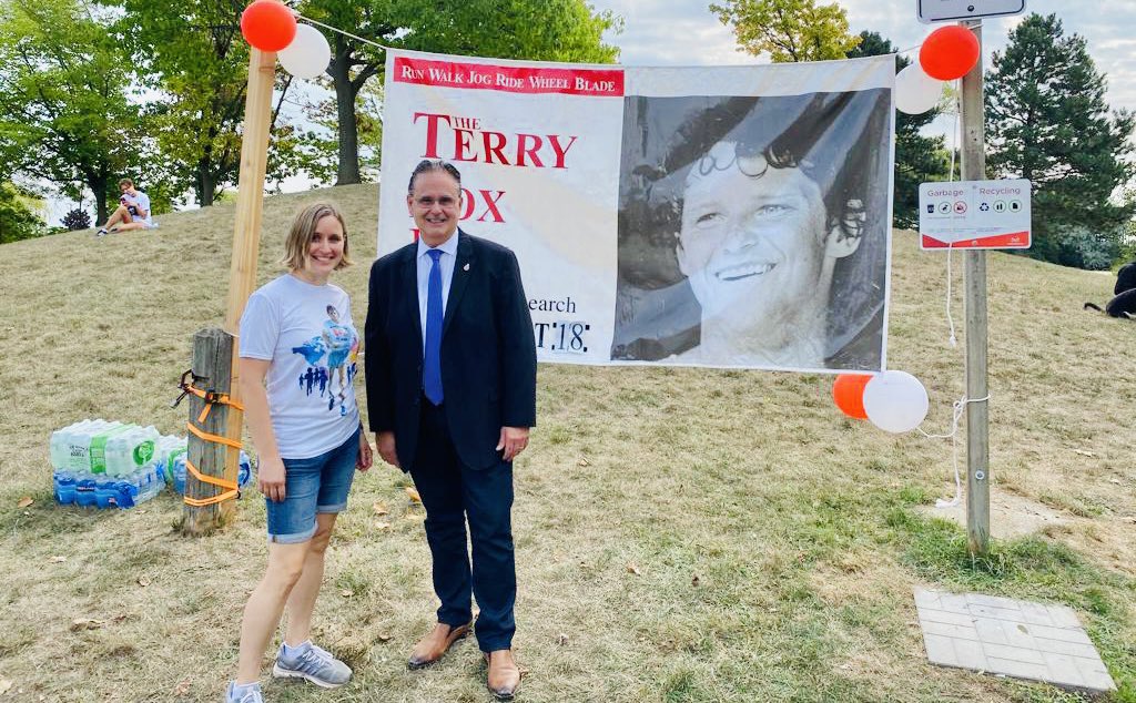 RudyCuzzetto's tweet photo. Grateful to all the participants and supporters who joined us in J.C. Saddington Park this morning for the 42nd annual #TerryFoxRun in support of cancer research. #MississaugaLakeshore #MarathonOfHope

Read more, and please donate online:
https://t.co/b9idlfV7YH https://t.co/D9KbBrGLGY