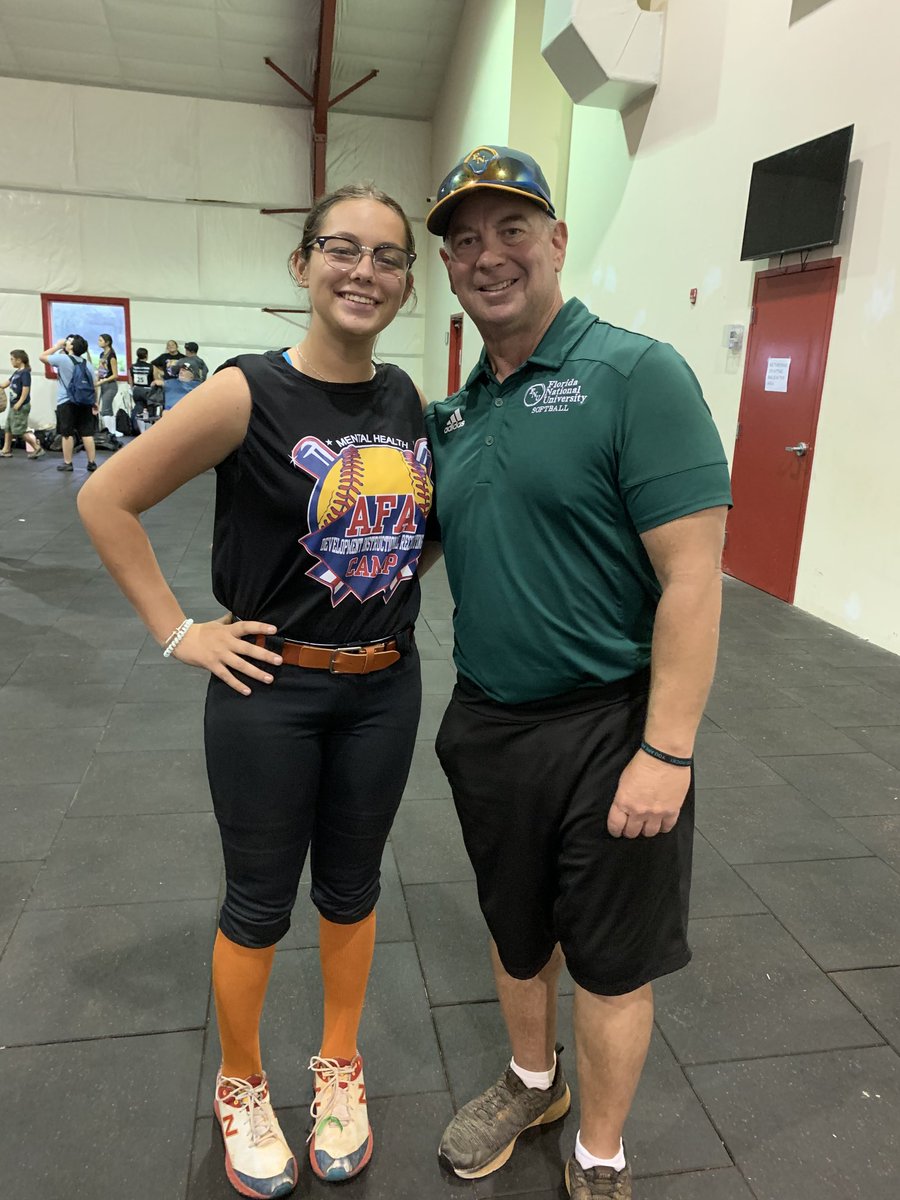 FNUSOFTBALL's tweet photo. Had a great time coaching at the AFA College Showcase Camp. The players were motivated &amp; showing their best as they pursue their dreams to play at the college level. Woke up the next day for an 8:00 a.m. game to watch Brylea spin her magic in the pitching circle.#FNUSOFTBALL🥎🔥 https://t.co/UOeN80YxYL
