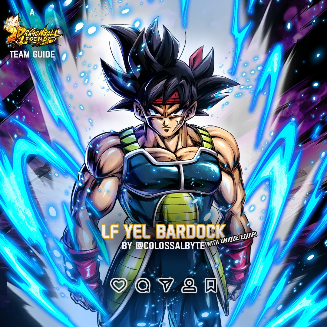 CollosalbyteG's tweet photo. LF YEL Bardock (with Unique Equipment)'s team guide is here!
#dragonballlegends #dokkanbattle #dokkanbattlez #dragonballz #dragonballsuper #dokkantips #goku #vegeta #dragonball https://t.co/DpUHf6Ma5V