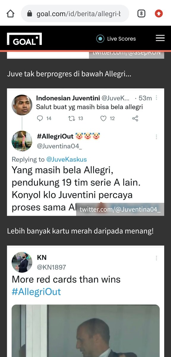 #AllegriOut 🤡🤡🤡 tweet media