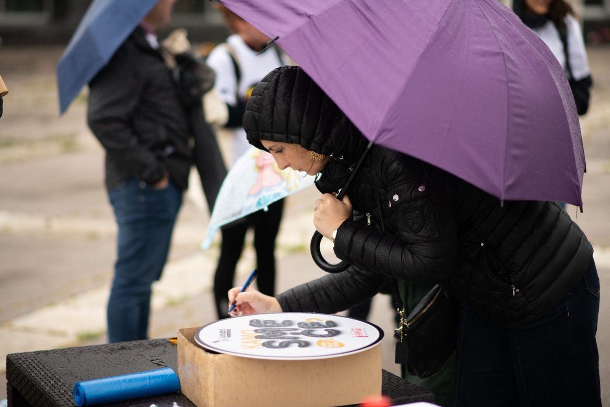 IOMBiH's tweet photo. We joined Let’s Do It BiH 🇧🇦yesterday to mark #WorldCleanUpDay and, despite the rain, managed to do a lot &amp; send a message about the importance of taking care of our environment. We, at @IOMBiH, are doing our best to promote this message across all areas of our work! 🌍 https://t.co/qsapT80KnT