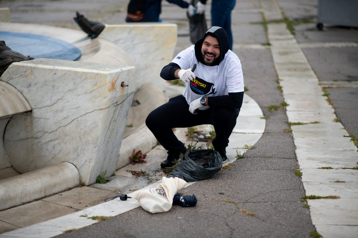 IOMBiH's tweet photo. We joined Let’s Do It BiH 🇧🇦yesterday to mark #WorldCleanUpDay and, despite the rain, managed to do a lot &amp; send a message about the importance of taking care of our environment. We, at @IOMBiH, are doing our best to promote this message across all areas of our work! 🌍 https://t.co/qsapT80KnT