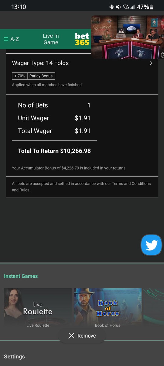 v_vato12's tweet photo. @TBensbenz Is the Venom today? If not I'll throw the 2.5 k on this 14 pick MLB pinata. 70% parlay bonus whoa #cantwin https://t.co/JtPaYXdmNd