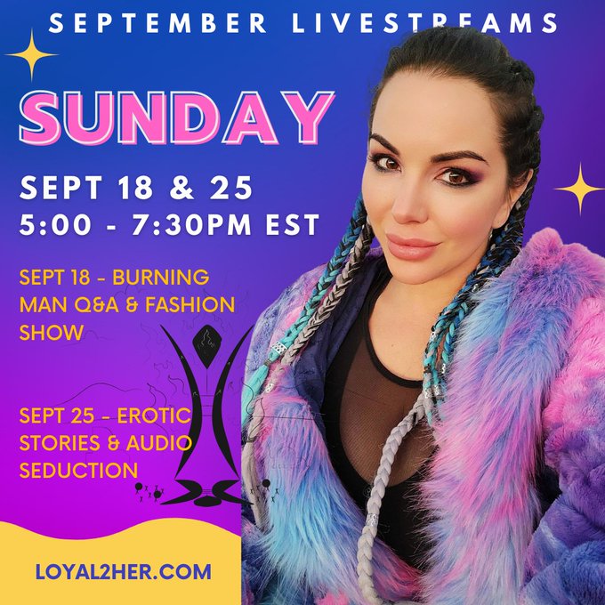 My Burning Man Livestream is TODAY at 5PM EST on https://t.co/b5NTzFwFwz  It's free to follow and participate<a href="/tag/realloyalfans"class="tags"><span>#realloyalfans</span></a>