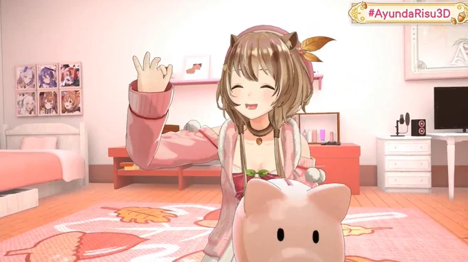 出たムーナちゃんの貯金箱勝手に開封事件www貯金箱映った瞬間に察したし、そのあとの突入の流れ完璧で大爆笑だったwww#AyundaRisu3D 