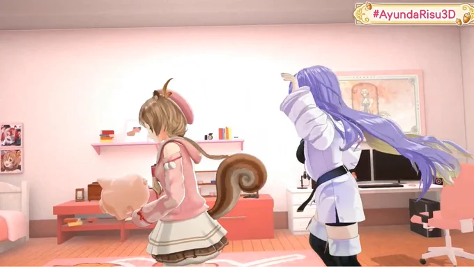 出たムーナちゃんの貯金箱勝手に開封事件www貯金箱映った瞬間に察したし、そのあとの突入の流れ完璧で大爆笑だったwww#AyundaRisu3D 