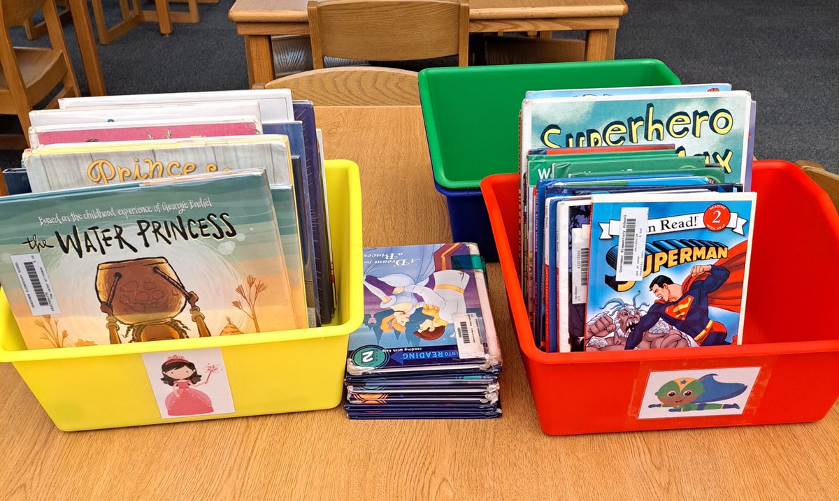 jamasahuntley's tweet photo. Trying to help my littles be more independent and find their favorites. Starting with just a few tubs to see how they like it. @angiewiegers @GracemorNKC @BrianMercerNKC #nkclibraries @GracemorLibrary #whatwedo @NKCSchools #nkclibread https://t.co/XrYrvSZ1a2