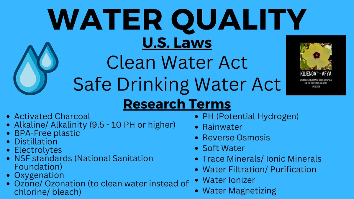 🥤🚰Aside from there being sufficient tax revenue to update all public water systems to provide healthy water in all U.S. jurisdictions, there are tools people can use for evaluating and increasing personal WATER QUALITY. #JacksonMississippi