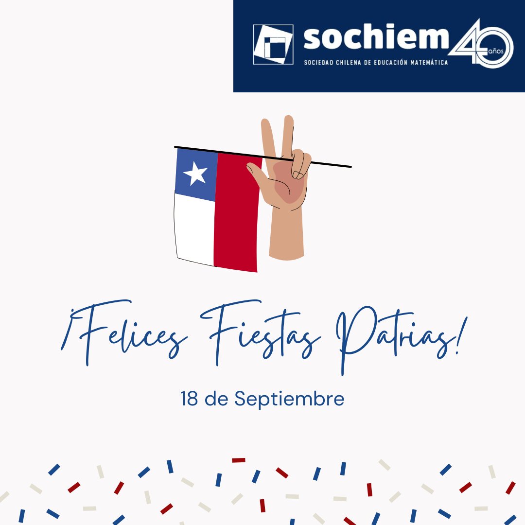 Sociedad Chilena de Educación Matemática, Sochiem tweet media