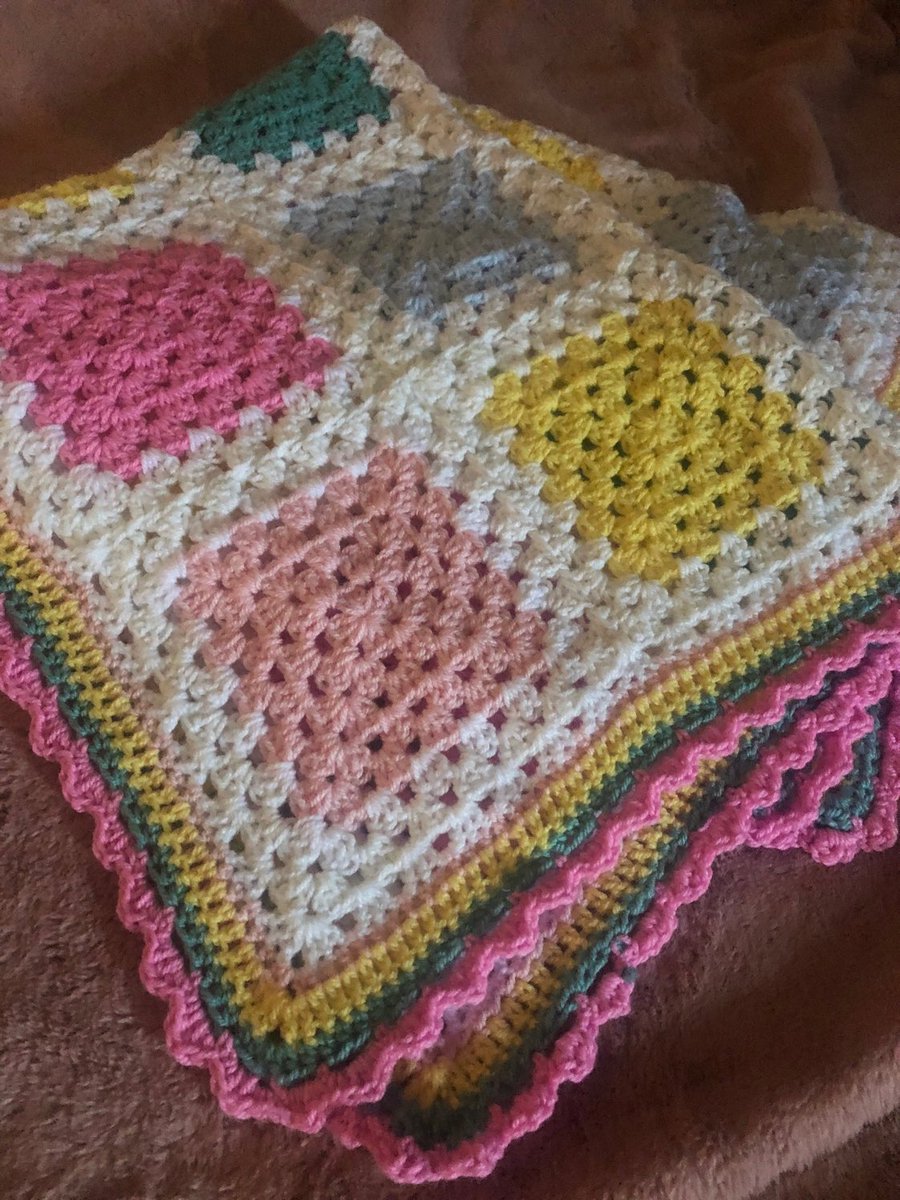 DDCrochetDesign's tweet photo. Excited to share this item from my #etsy shop: Handmade Colourful Pastel Crochet Throw Cot Blanket #crochetgift #gift #babygift #craft #shophomemade #smallbiz #grannysquare #cotblanket #babyblanket #crochetblanket #pastels https://t.co/qmZuUlLhuD https://t.co/c9c813bPUe