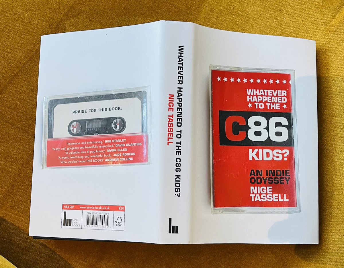 richardosman's tweet photo. If you understand what this title means then you will love this book, as Nige Tassell tracks down members of all 22 bands on the original C86 cassette. If you don't know what C86 was, then it might be a BIT niche. https://t.co/bAhSct4bL2