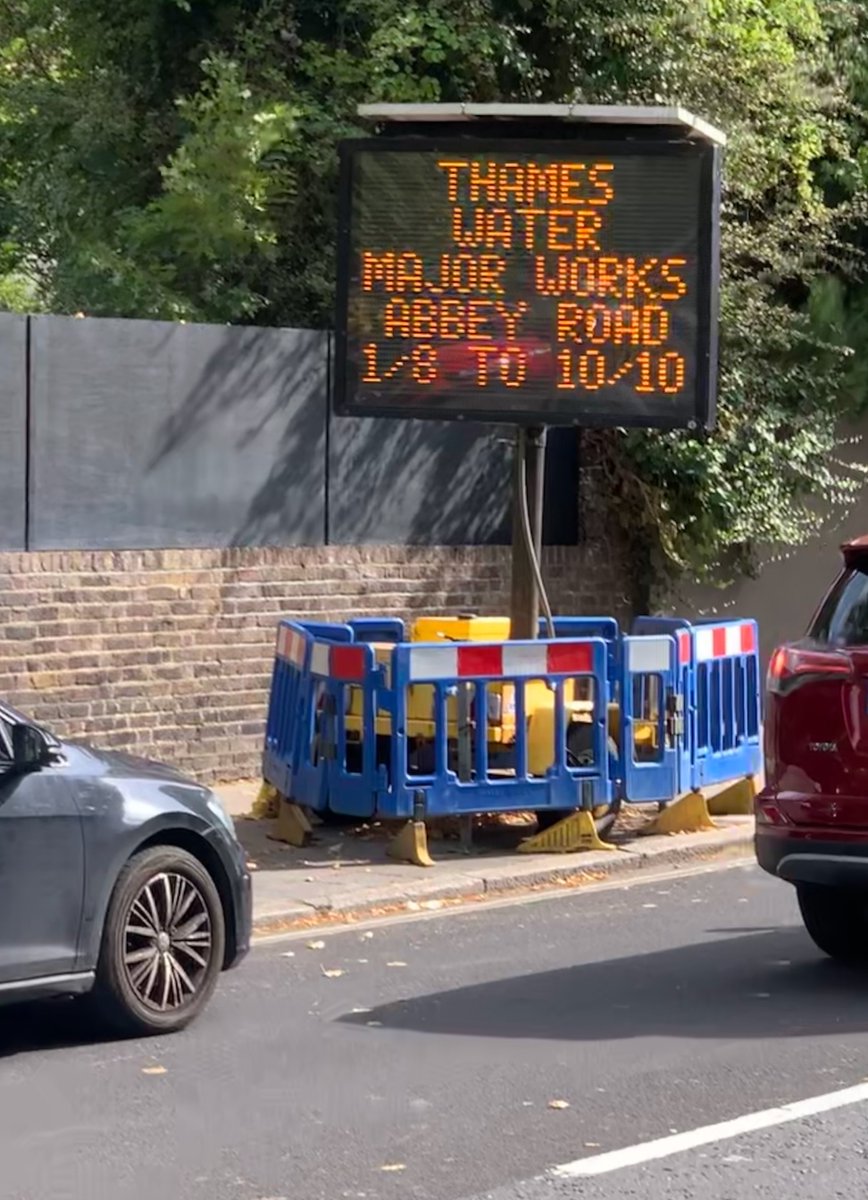 Nice try, Thames Water. Abbey Road is one of THE BEATLES' major works.