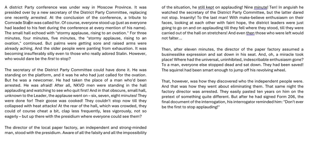 MaxQTV's tweet photo. @MrMcEnaney I was reading about some Lord saying that the queen's death was the most important thing in the history of the world, and was reminded of this from "The Gulag Archipelago". Now I was reminded again. https://t.co/tDwU8VVTUj