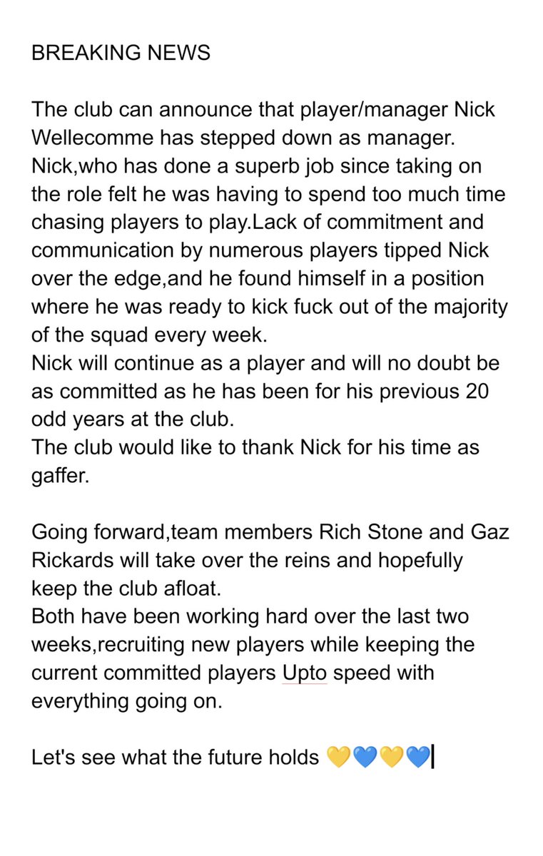 Woolpack Fc tweet media