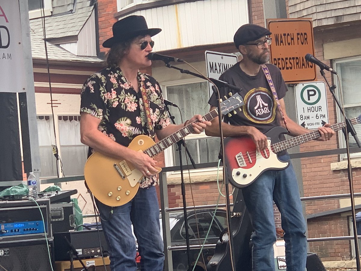 <a href="/JakeChisholm2/">Jake Chisholm</a> at Roncy Rocks… playing  tracks from new record on Electro Fi “Hands Held High” !  #yyz #blues #rock