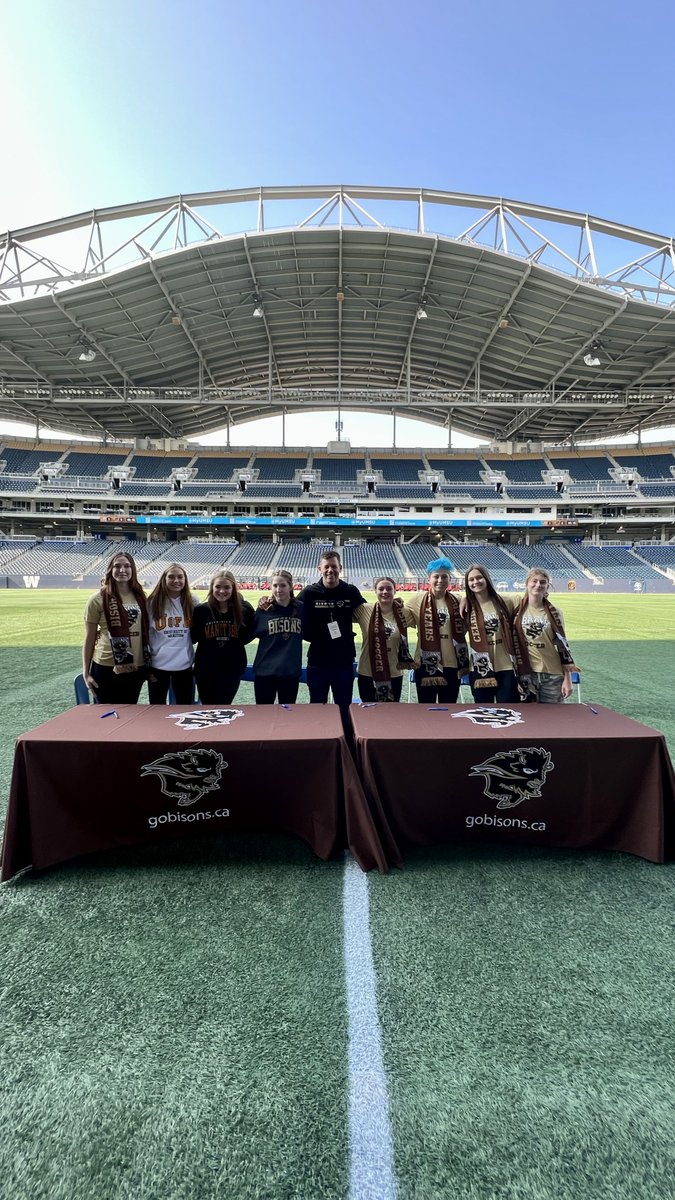 Say hi to the future of <a href="/bisonswsoc/">Bisons Soccer</a>! 👋

Welcome to the Herd 🦬🤘

#WeAreAllBisons #HornsUp #UManitoba