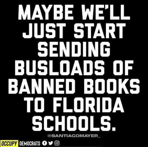 joeholladay1's tweet photo. #DeportDeSantis #ImportBooks https://t.co/FpOBMTIX9Q