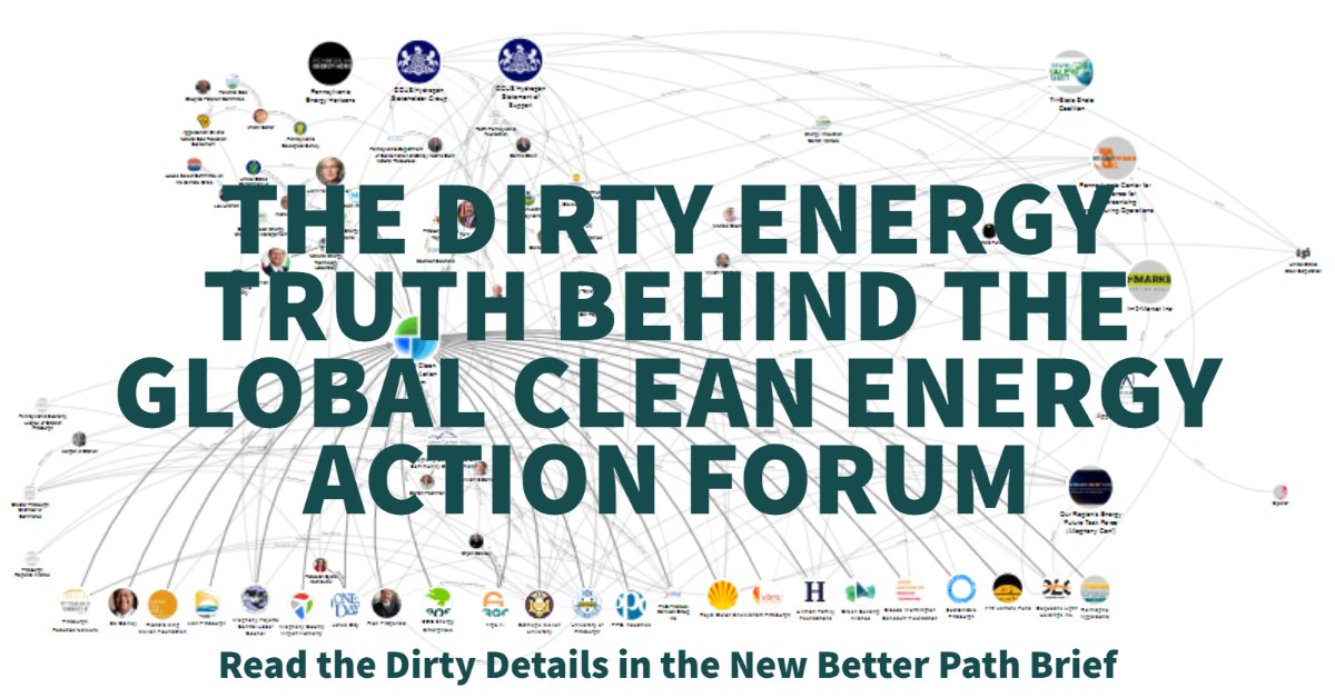 BetterPathPA's tweet photo. Our new Better Path Brief links the @GCEAF_USA host committee to the fossil fuel industry and its dirty energy agenda.
Read the dirty details at https://t.co/2pZtQjr3B7 https://t.co/TYQM1QNzw7