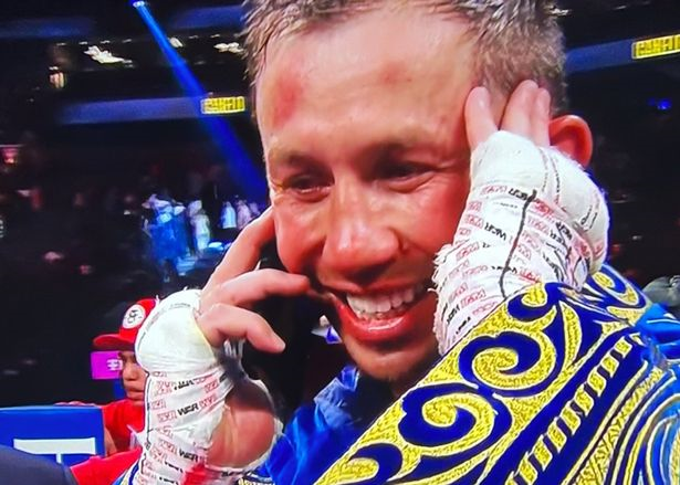 For those wondering about the call @GGGBoxing received inside the ring following his fight with @Canelo, it was from the President of Kazakhstan. #CaneloGGG3