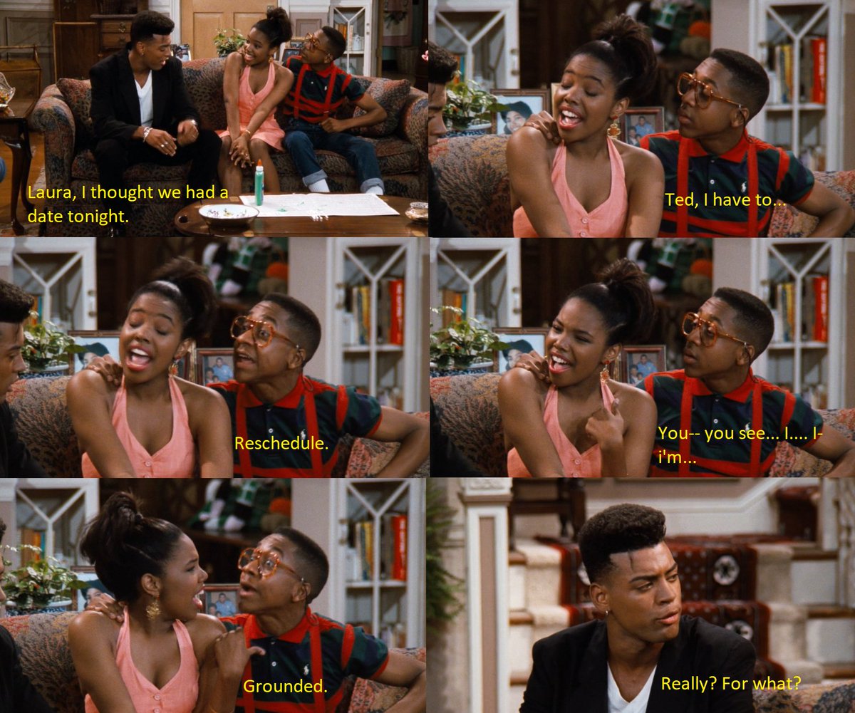 pacepeterlawyer's tweet photo. That time when Steve accidentally glued his hand to Laura's shoulder just before she was gonna go on a date with some other dude! GOLD... comedy and shipper GOLD!!! 😆😆❤❤
#familymatters #staura #jaleelwhite #kellieshanygnewilliams https://t.co/Iw91YizG1v