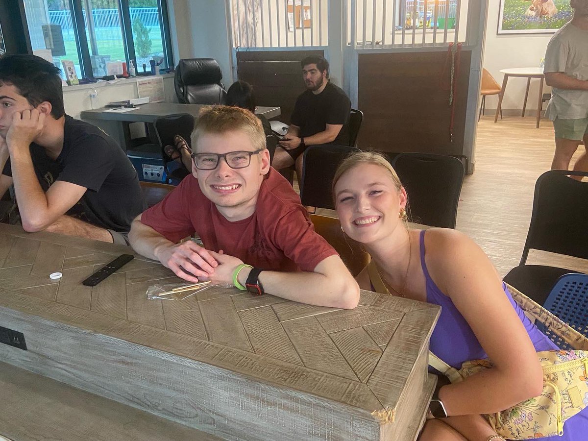 UNTBestBuddies's tweet photo. we had so much fun at our movie night with our buddies!💜 https://t.co/OgeL85IuwK