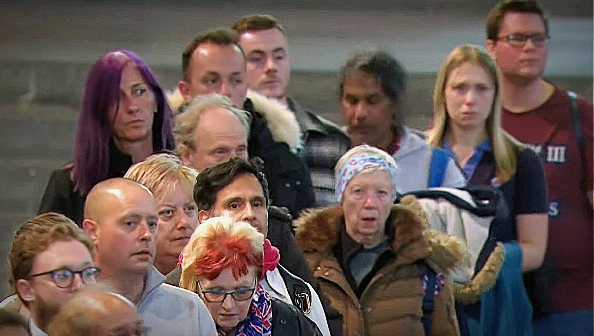 Lord_Steerforth's tweet photo. The #queueforqueen is a very strange phenomenon. I'd love to read @PeterPeteryork's view on the people in the queue. https://t.co/15mkec5gpv