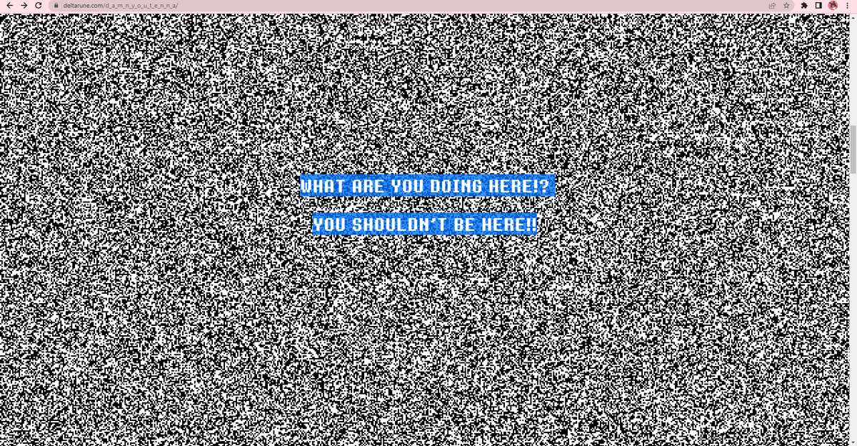 Supah_Sassy's tweet photo. I redownloaded twitter for this: has this page been found yet? @NE0Nbandit 
major credit to @DestituteBaron for finding the glitch screen via clicking the TV on https://t.co/IfZx2Ldd8o he's so cool
#SPAMTONSWEEPSTAKES https://t.co/sKULdGIeS0