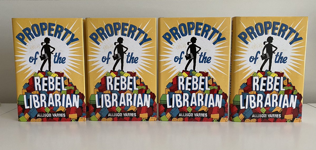 allisonvarnes's tweet photo. Happy 4th Birthday to PROPERTY OF THE REBEL LIBRARIAN! 📚🎂 I’m celebrating &amp; raising awareness for #BannedBooksWeek with a #giveaway! For a chance to win 1 of 4 SIGNED copies:

📚Follow
💕RT
🙋‍♀️Tag friend

Ends 9/23. US only. #mglit #kidlit #teachertwitter #uniteagainstbookbans https://t.co/jLMQE0WWyW