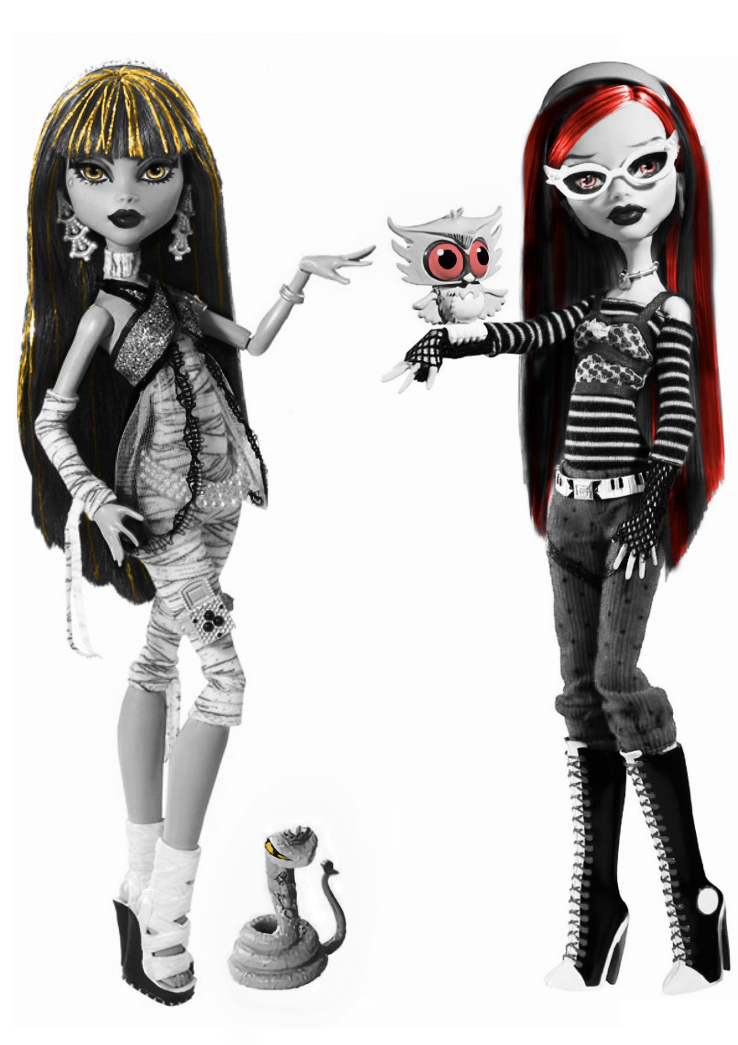 Ari Hauntington lives inside your walls on X: Reel Drama Cleo and Ghoulia:  a concept  / X